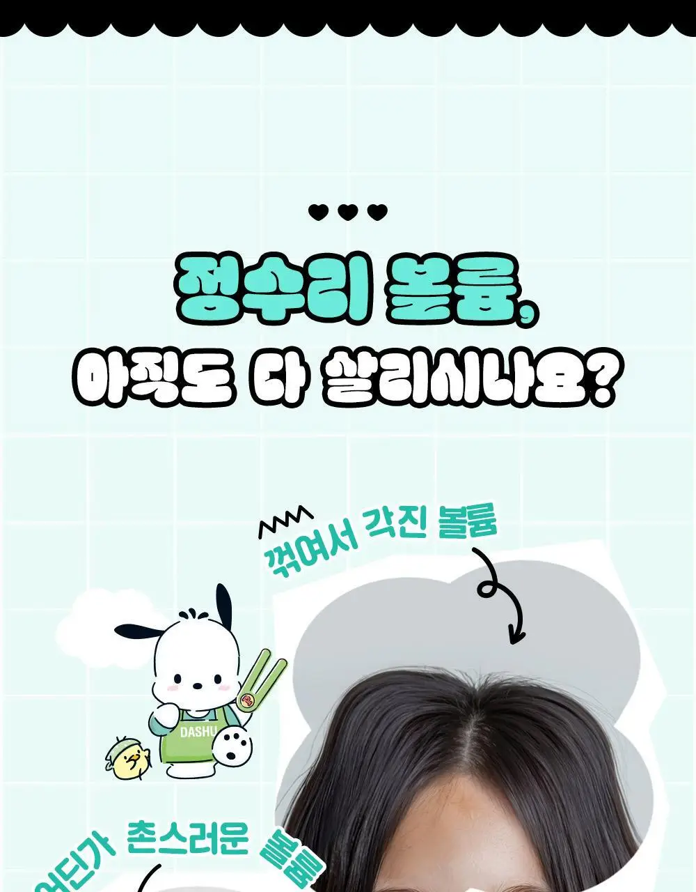 [포차코콜라보] 다슈 데일리 볼륨픽 슬림 기획(+인형키링) 상세페이지 16